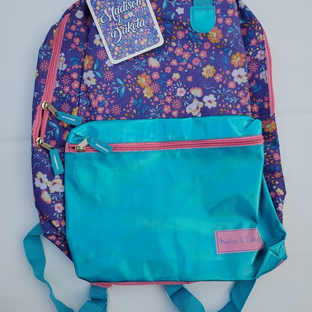 Madison & Dakota Girls Backpack - Flowers